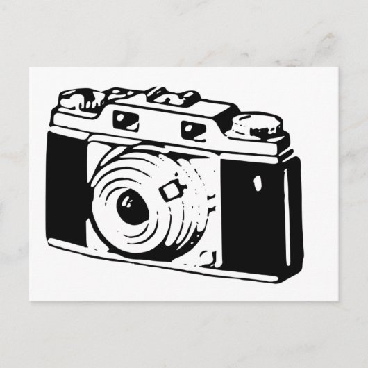 Oude camera briefkaart (Voorkant)