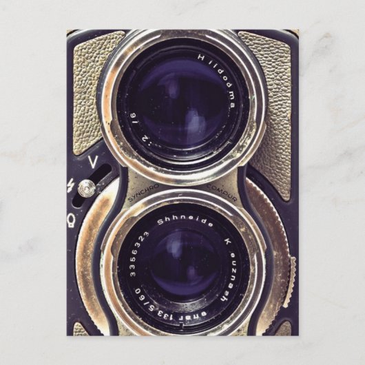 Oude camera briefkaart (Voorkant)