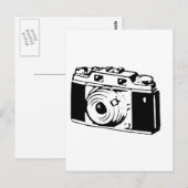 Oude camera briefkaart (Voorkant / Achterkant)