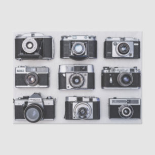 Oude camera-collectorcadeaus voor fotografen tissuepapier