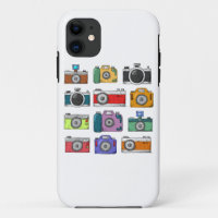 oude camera handgetekend