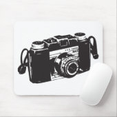 Oude camera muismat (Met muis)