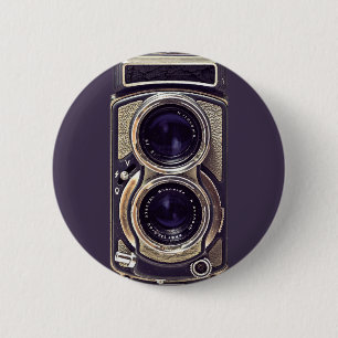 Oude camera ronde button 5,7 cm