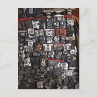 Oude camera's briefkaart