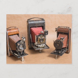 Oude  camera's Fotografie nostalgie Briefkaart