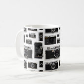 Oude  camera's in Bulk witte Mok (Voorkant links)