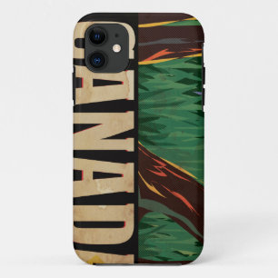 Oude Canadese Reisposter iPhone 11 Hoesje