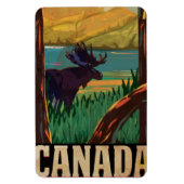 Oude Canadese Reisposter Magneet (Verticaal)