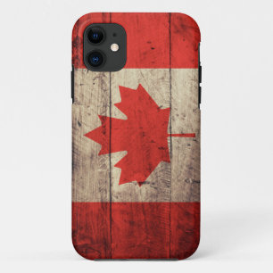 Oude Canadese vlag iPhone 11 Hoesje