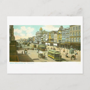 Oude Canal Street in New Orleans Briefkaart