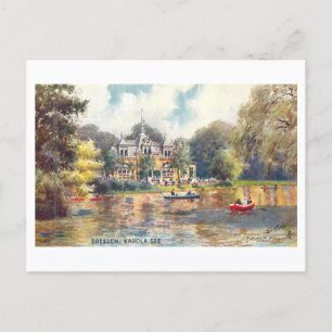 Oude Carolasee in Dresden, Duitsland Briefkaart