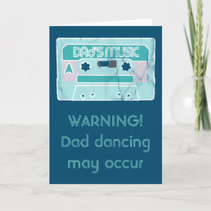 Oude cassetterol met de muziek van vader kaart