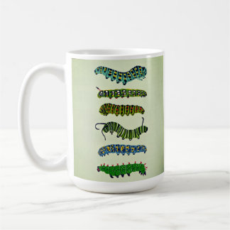 Oude Caterpillar Illustratie Mok