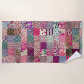 Oude  Chic Boho Quilt Strandlaken (Voorkant)