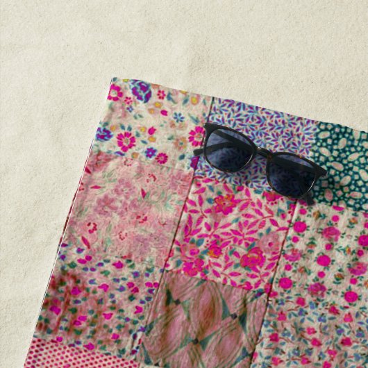 Oude  Chic Boho Quilt Strandlaken (In situ)