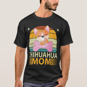 Oude Chihuahua Moeder Hond Liefhebbers Moederdag T-shirt