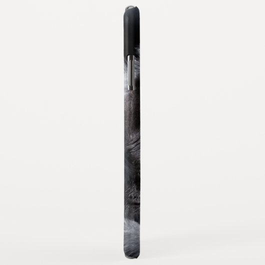 Oude Chimpansee aangepaste monogram telefoongevall Case-Mate iPhone Case (Achterkant/rechts)