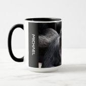 Oude Chimpanzee aangepaste naam mokken (Links)