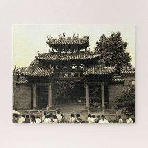 Oude Chinese Kanton Foshan vooroudertempel Legpuzzel