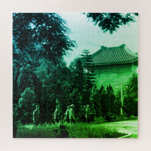 Oude Chinese Kanton martelarenpark Legpuzzel