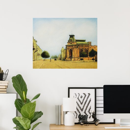 Oude chisinau-printer ontdekken poster (Thuiskantoor)