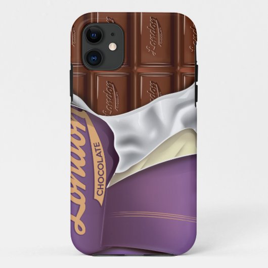 Oude Chocoladereep Uitgepakt Case-Mate iPhone Case (Achterkant)