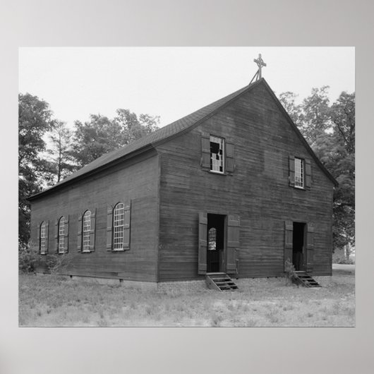 Oude Christelijke Kerk Poster (Voorkant)