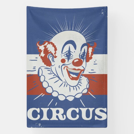 Oude circusaankondiging spandoek (Verticaal)