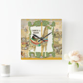 Oude Circusposter, Klok voor Giraffe Babykamer (Huis)