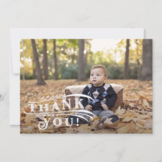 Oude cirkusfoto bedankkaart (Voorkant)