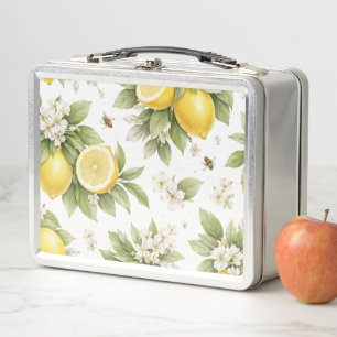 Oude citroenbloesempatroon Cottagecore citrus