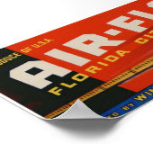 oude citrusvruchtensoormerken poster (Hoek)