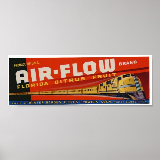 oude citrusvruchtensoormerken poster (Voorkant)