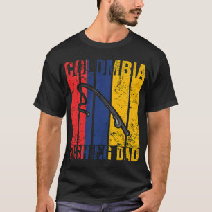 Oude Colombia Vissende Vader T-shirt