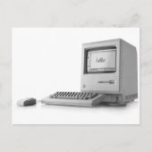 Oude computer briefkaart (Voorkant)