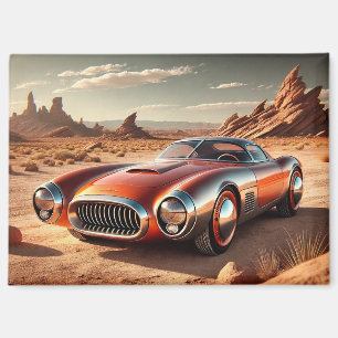Oude conceptauto-art magneet