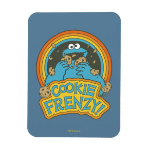 Oude Cookie Monster   Cookie Frenzy Magneet