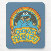 Oude Cookie Monster | Cookie Frenzy Muismat (Voorkant)