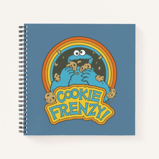 Oude Cookie Monster | Cookie Frenzy Notitieboek (Voorkant)