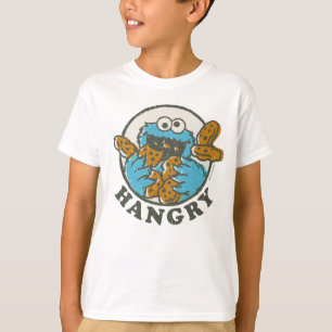 Oude Cookie Monster Hangerig T-shirt