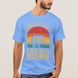 Oude Coole Weenie Oom Grappige Cadeaus Dachshund T-shirt