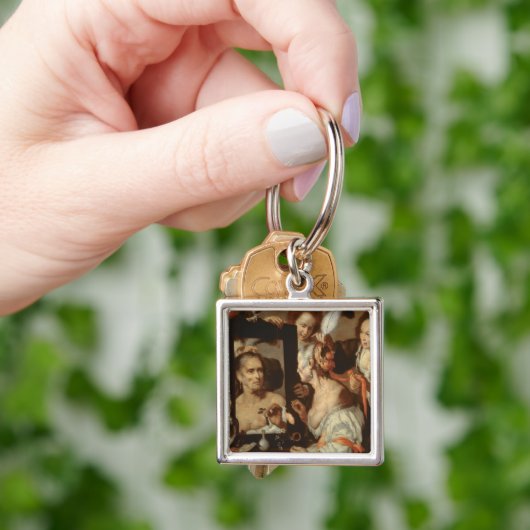 Oude coquette sleutelhanger (Hand)