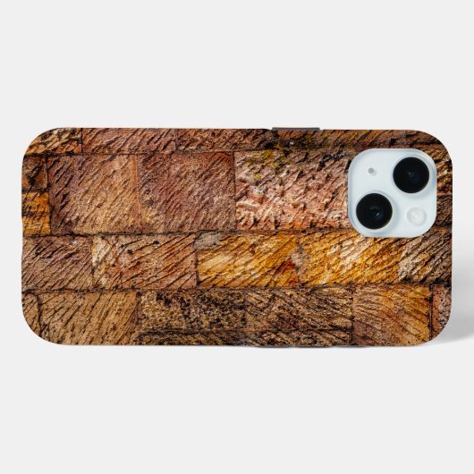 Oude Coulterville Bakstenen Case-Mate iPhone Case (Achterkant (horizontaal))