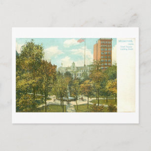 Oude Court Square, Memphis, Tennessee Briefkaart