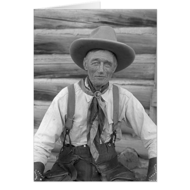 Oude cowboy (Voorkant)