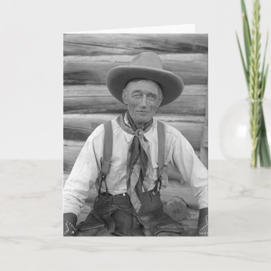 Oude cowboy kaart (Voorkant)