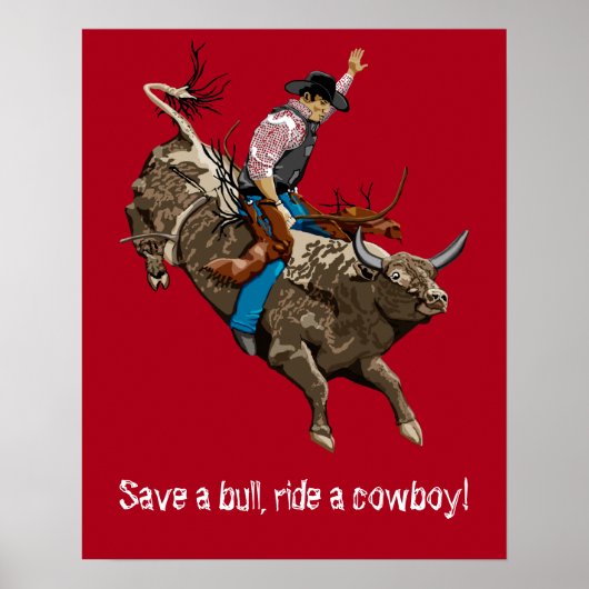Oude cowboy poster (Voorkant)