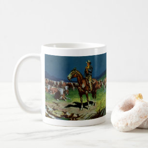 Oude Cowboy, Veeboer op de Boerderij Koffiemok
