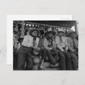 Oude cowboys op Rodeo foto Briefkaart (Voorkant / Achterkant)