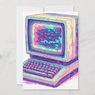 Oude CRT-computer uit de late jaren 90 - 2 Kaart